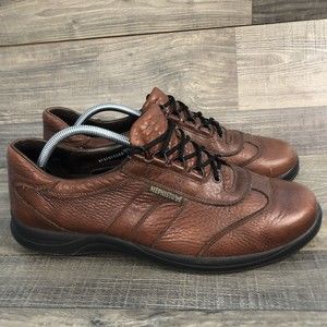 MEPHISTO MATCH Runoff Air-Jet Men's Brown Leather Walking Comfort Shoes Size 11